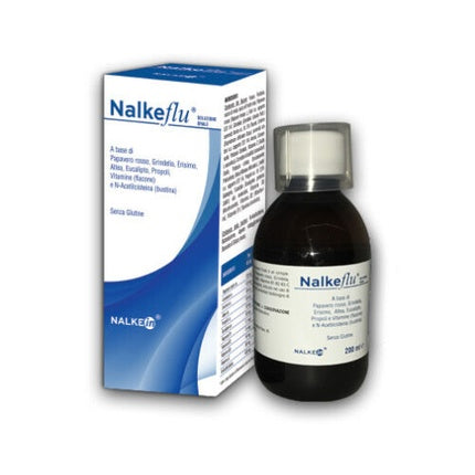 Nalkein Nalkeflu Solution for Oral Intake, 200ml, Culoare maro