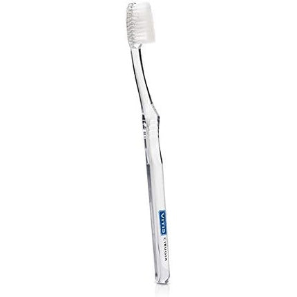 Periuță de dinți Vitis Surgical, design ergonomic, mânere albastre și albe