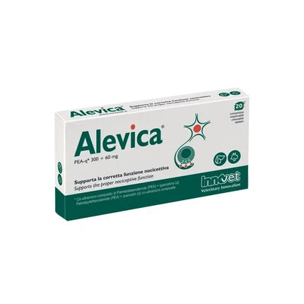 Supliment alimentar pentru animale, Innovet Alevica Peaq, 300 mg + 60 mg, 20 comprimate mestecabile