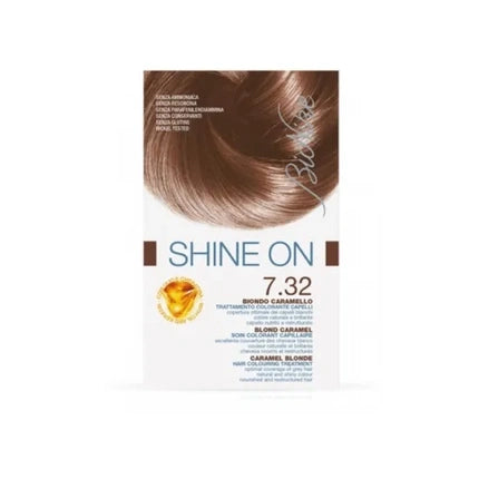 Vopsea de păr Bionike Shine On 7.32 Caramel Blonde, 100ml