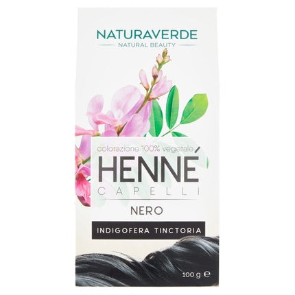 Vopsea Păr, Naturaverde, Henna Negru, 100g