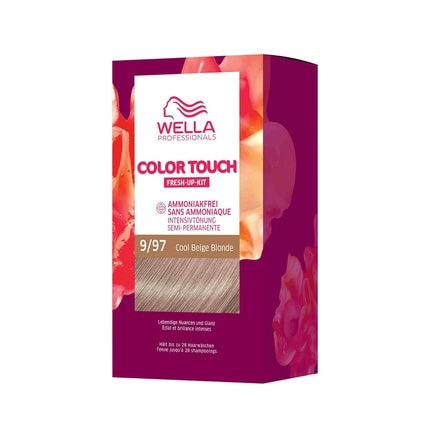 Vopsea de păr Wella Professionals Color Touch, Root Kit, Cool Beige Blonde, 9/97, fără amoniac