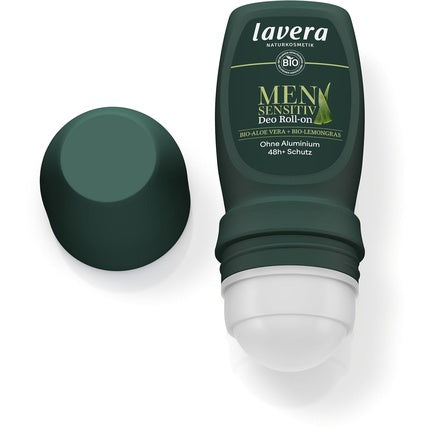 Deodorant Roll-On Lavera Men Sensitive - Fără aluminiu, 79 g