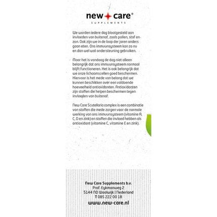 Supliment Vitaminic New Care Scutellaria Complex, 90 Tablete