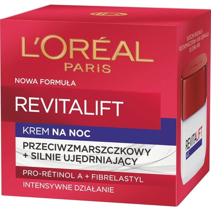 Cremă de noapte, L'Oréal, Revitalift, 50ml