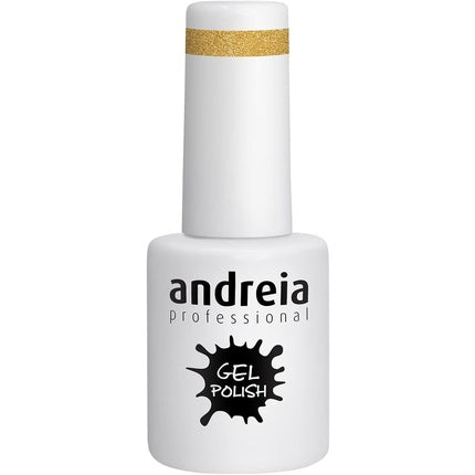 Lac de unghii semipermanent, Andreia, 281 Gold Glitter, 10.5ml