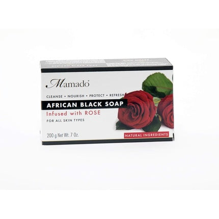 Săpun African Black Soap Premium, Mamado, cu Unt de Cacao, 130 g