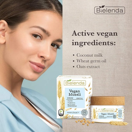 Cremă Față, Bielenda, Vegan Muesli, Capace Natural