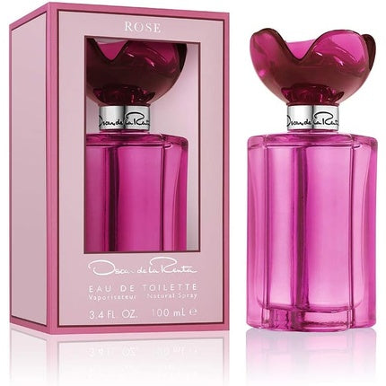 Eau De Toilette Spray Oscar De La Renta Rose 3.4oz