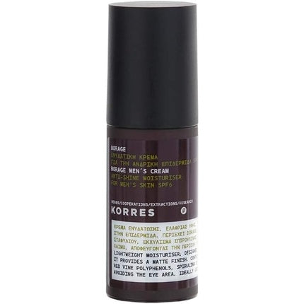 Cremă hidratantă, Korres, Borage, anti-luciu, 50ml