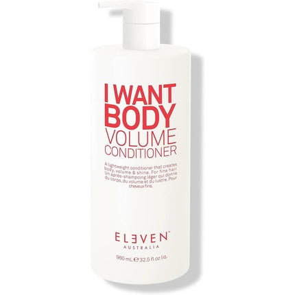 Balsam, Eleven Australia, I Want Body Volume, 952g