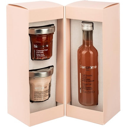 Set Îngrijire Corp, Blancreme, căpșuni și rodie, 500g
