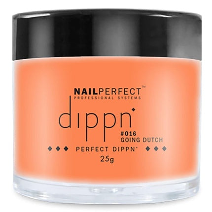 Lac de unghii NAILPERFECT Dipp'n #016 Going Dutch, culoare portocalie