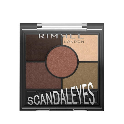 Fard de pleoape, Rimmel London, HD 5 Culori, Brixton Brown