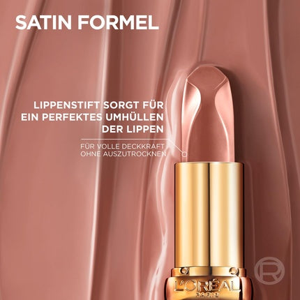 Ruj, L'Oréal Paris, Color Riche Satin Nude, 4g