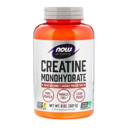 Creatină Monohidrată Now Foods, 227g, Praf alb