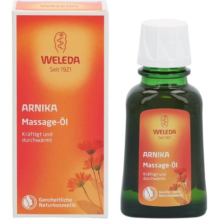 Weleda Arnica Massage Oil 50ml - Ulei de masaj cu extract natural, sticlă verde