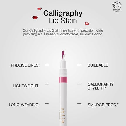 Ruj Stila Calligraphy Lip Stain, roz, 20g