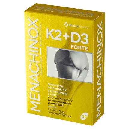 Menachinox K2 D3 4000 Forte - Supliment cu Vitamina K și D