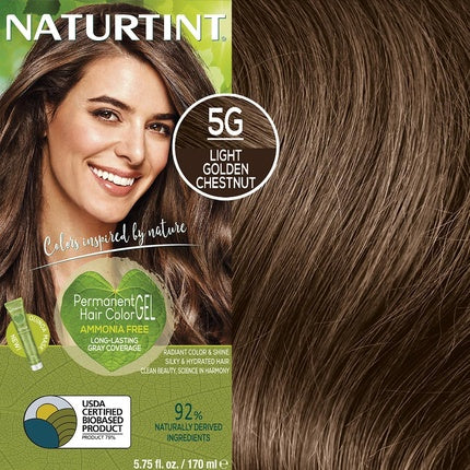 Vopsea de păr Naturtint 5g Light Gold Chest