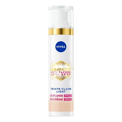 Crema CC Nivea Luminous630, Anti-Spot, SPF30, Light, 50ml