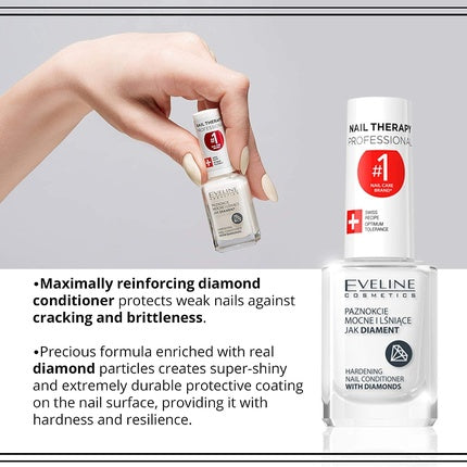 Întăritor unghii, Eveline Cosmetics, Diamond, 12ml
