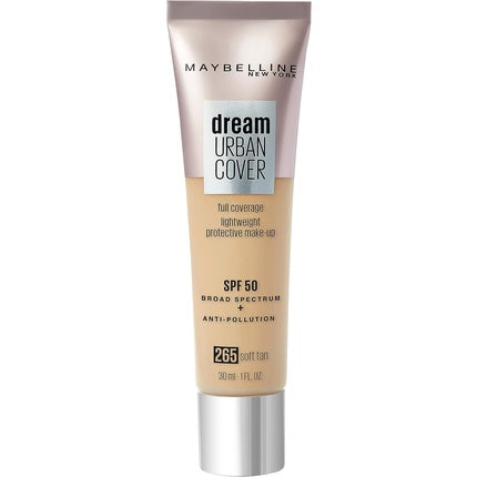 Fond de ten, Maybelline New York, Dream Urban Cover, Soft Tan, 30ml