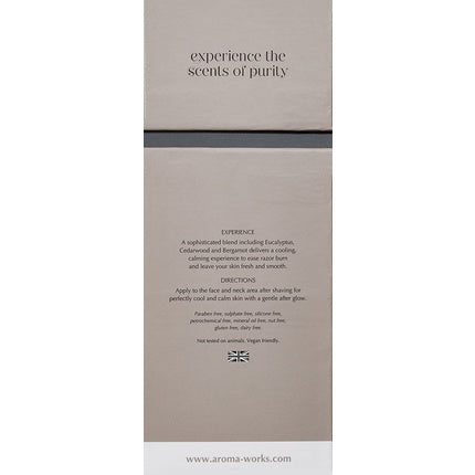 Loțiune aftershave bărbați, AromaWorks, Calming, 100ml