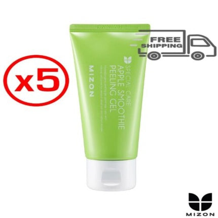 Gel exfoliant facial, Mizon, Apple Smoothie, verde, 120ml