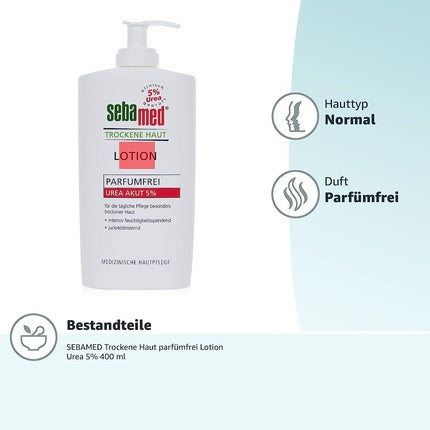 Loțiune Corp, Sebamed, Urea 5%, 400ml