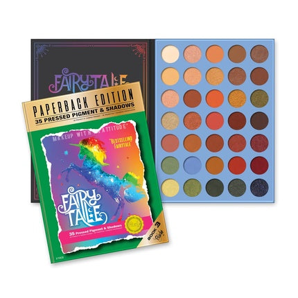 Paleta de umbre pentru ochi Rude - Fairy Tale Paperback Edition, 35 culori, vegan