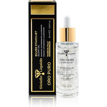 Ulei facial hidratant Silver Stardust Glow cu argint, 30ml