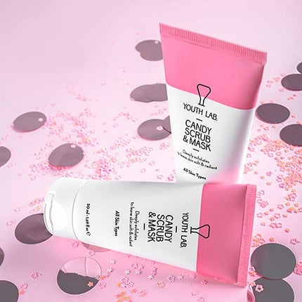 Masca Exfoliantă Youth Lab Candy, 50ml, Alb/Roz
