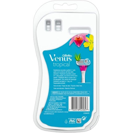 Gillette Venus Tropical, 3 Lame, Rasoir Dispozabil pentru Femei