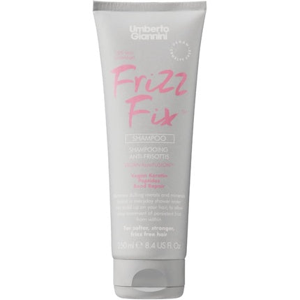 Șampon Umberto Giannini Frizz Fix pentru păr uscat și deteriorat cu keratină vegană, 250ml