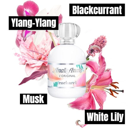 Set parfum, Cacharel, Anais Anais, eau de toilette si loțiune, roz