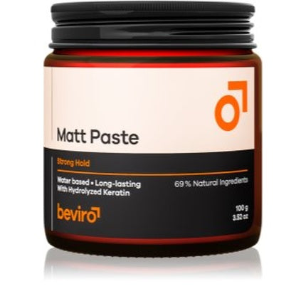Paste Matte pentru păr, Beviro, Fixare Puternică, 100 g
