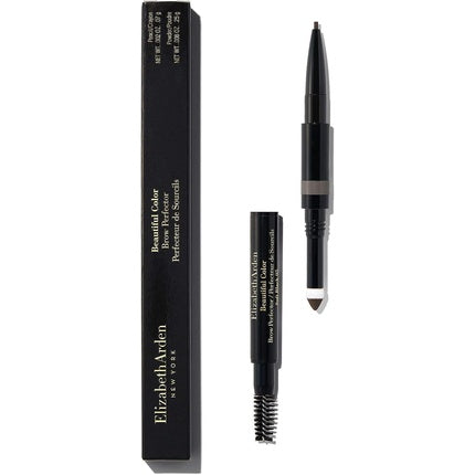 Creion sprâncene, Elizabeth Arden, 3-in-1 Eye Brow Perfector Negru