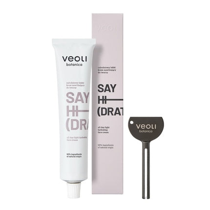 Crema de față Veoli Botanica Say Hi Hydration Daily Light Moisturizing Cream, alb