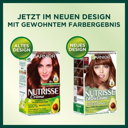Garnier Nutrisse Vopsea de Păr 045 Maro Ciocolată