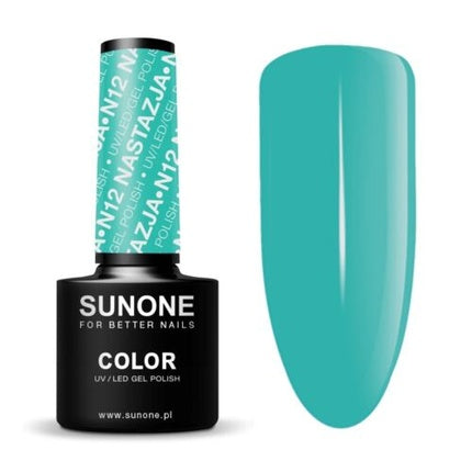 Gel Polish UV/LED N12 Nastazja, culoare verde mentă, 5ml