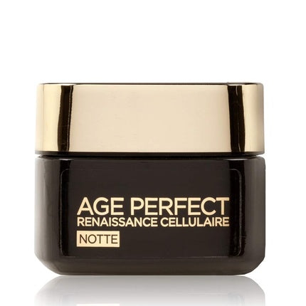 Cremă de noapte, L'Oréal Paris, Age Perfect, 50ml, negru auriu