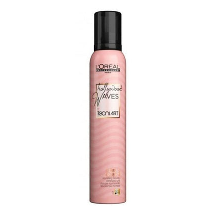 Spumă L'Oréal Paris Tecni.Art Hollywood Waves roz 200ml