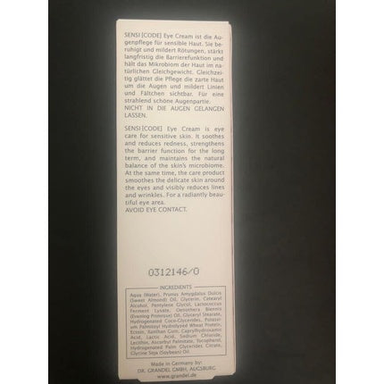 Cremă contur ochi, Dr. Grandel, 20ml, alb