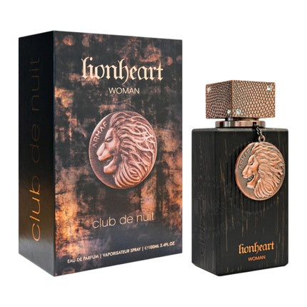 Parfum Armaf Heritage Lionheart Woman, EDT, 100 ml, sticlă neagră cu medaliu leu auriu