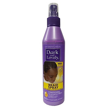 Spray Conditioner Dark & Lovely, Braid Spray Conditioning cu Ulei de Cais, Culoare mov