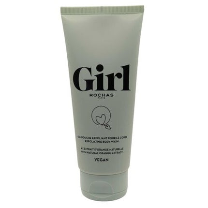 Rochas Paris Girl Rochas Body Wash Scrub, 100 ml, alb, textură cremă