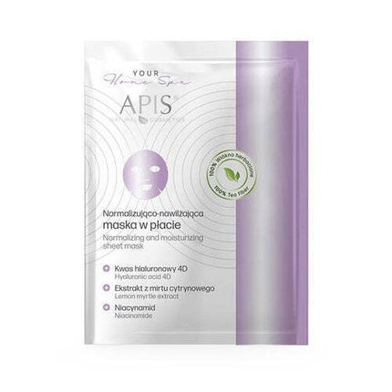 Mască facială normalizantă și hidratantă Apis, 20g