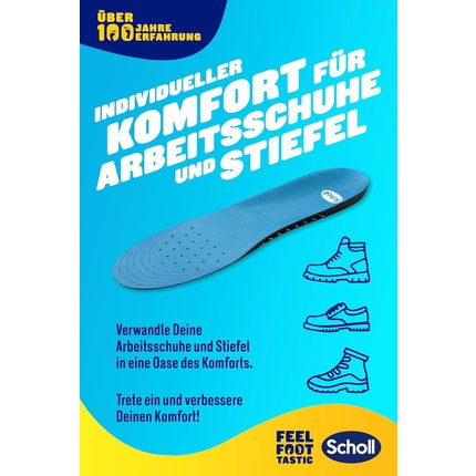 Tălpi Gel Scholl GelActiv Work bărbați, portocaliu, mărime 40-43