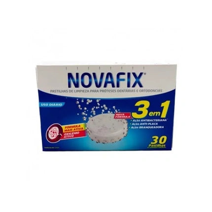 Pastile de curățare Urgo Novafix pentru proteze dentare, 30 bucăți